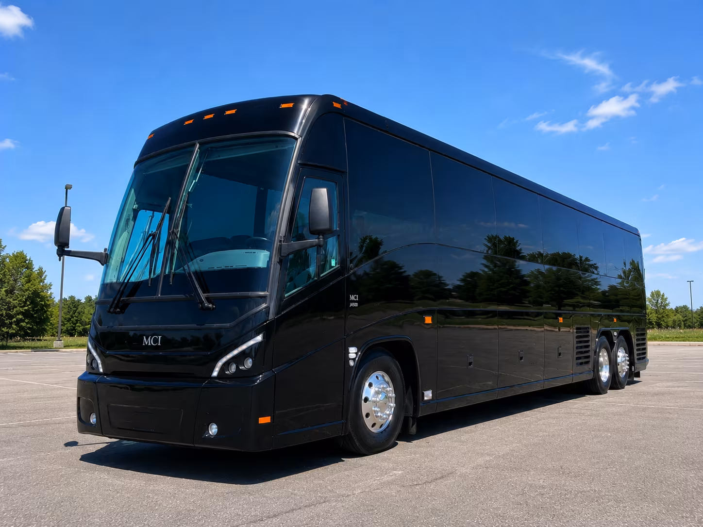 buses for redwood city and belmont prom groups heading into san mateo county