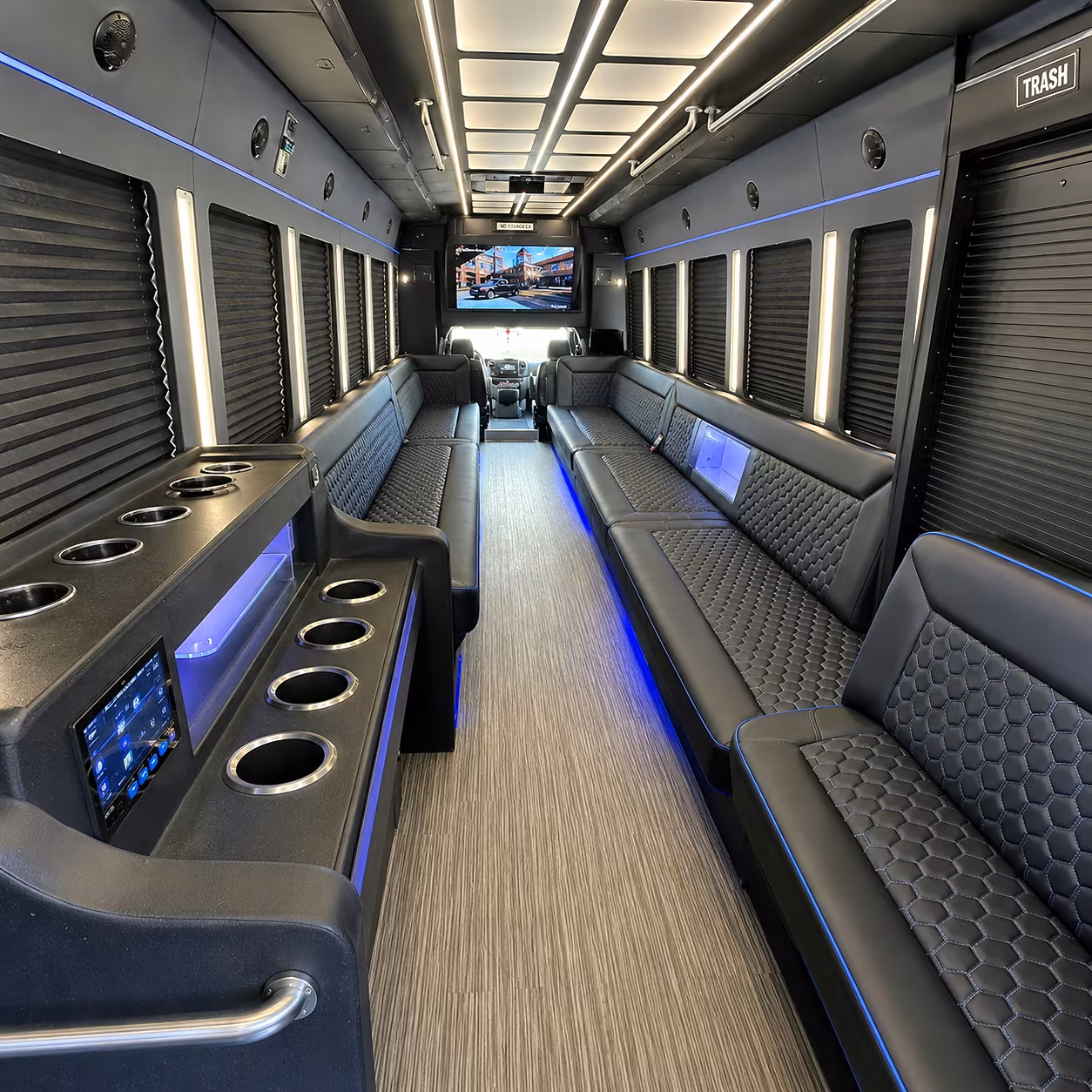 san mateo holiday party bus rental